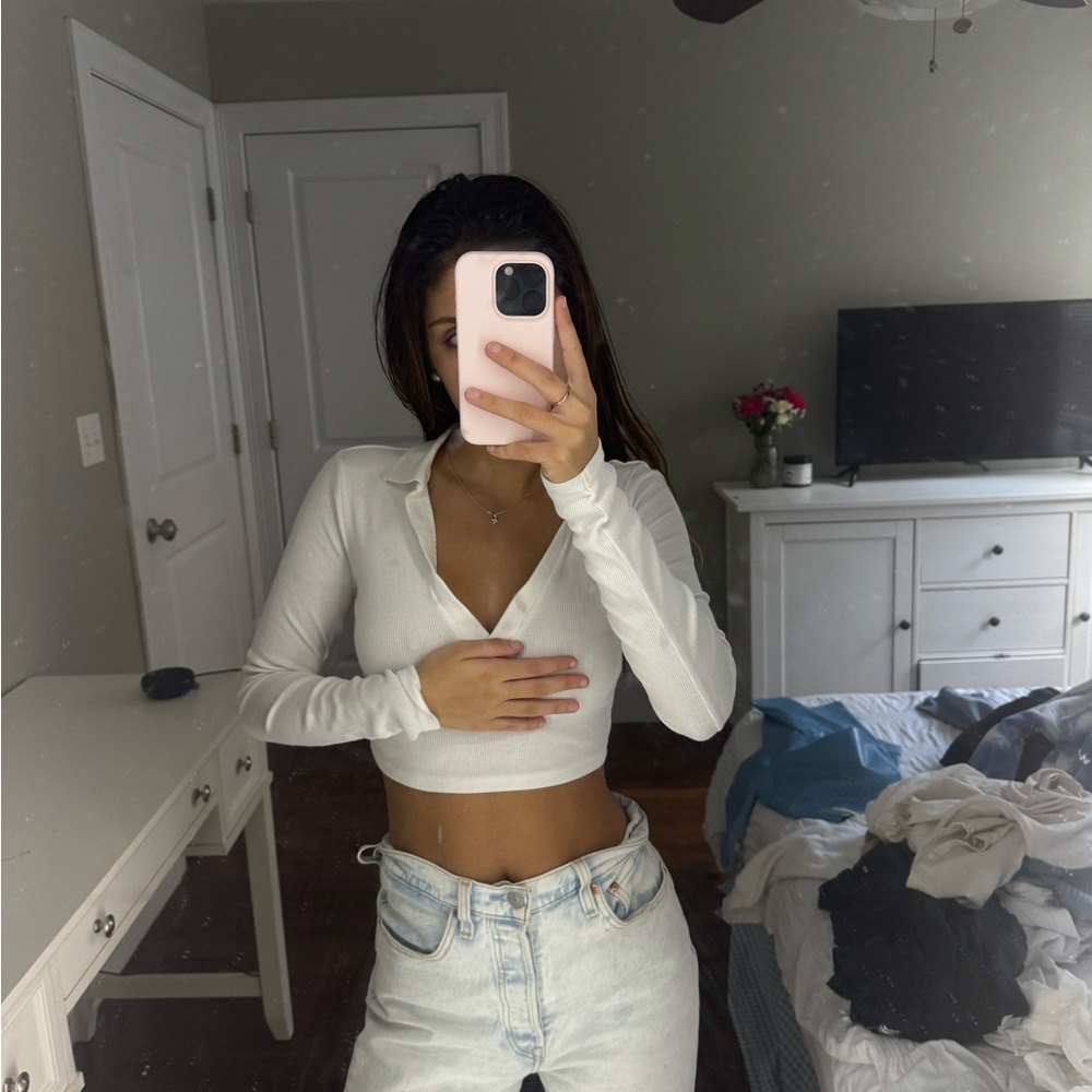 Zara Cropped Long Sleeve